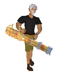 Lava Minigun Equipped.png
