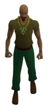 Four Leaf Clover Amulet Equipped.png